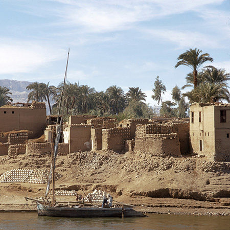 An ancient Egyptian village